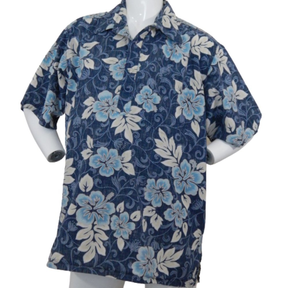 Go Barefoot XL Pullover Reverse Print Hawaiian AS IS